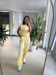 Cr 4012 Sarı Pamuklu Tasarım Takım