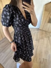 My 3093 Siyah çıtır bel drapeli elb