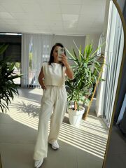 Cr 4012 Taş Pamuklu Tasarım Takım